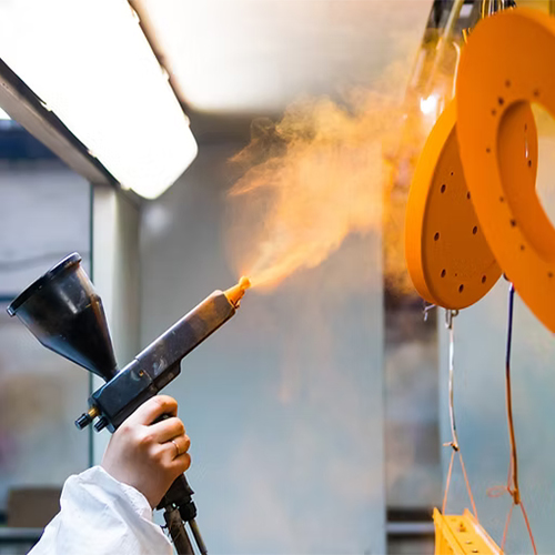 Aluminium Component Powder Coating - Altair Hearing Centre